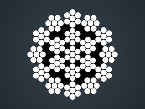 多層股不旋轉(zhuǎn)鋼絲繩18×7+IWS 18×7+IWS