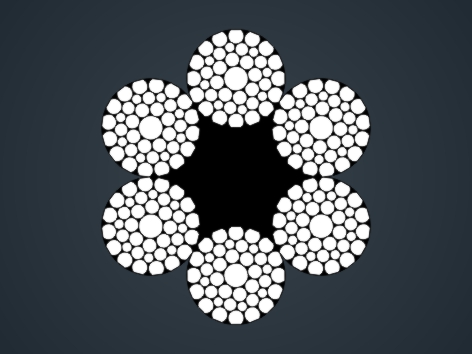 壓實股鋼絲繩6×K41WS-FC 6×K41WS-FC