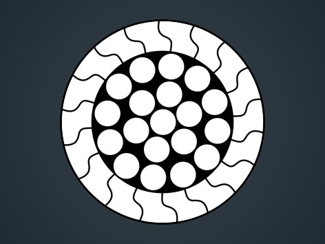 一層Z型鋼絲（客運(yùn)索道）