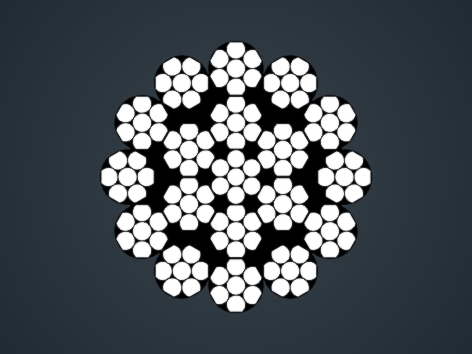 壓實股鋼絲繩18×K7-WSC 18×K7-WSC