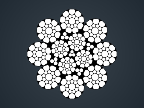 壓實(shí)股鋼絲繩8×K19S-PWRC(K) 8×K19S-PWRC(K)