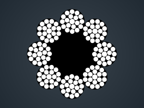 電梯用鋼絲繩8×19W+FC 8×19W+FC