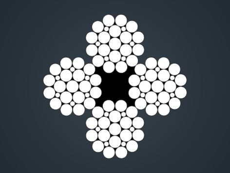 四股鋼絲繩4×25Fi+FC 4×25Fi+FC