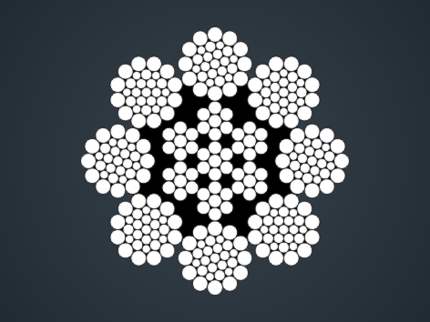 線接觸鋼絲繩8×31WS+IWR 8×31WS+IWR