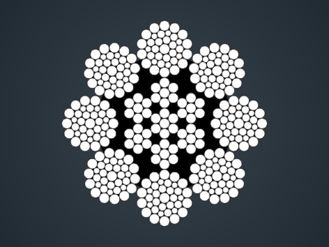 線接觸鋼絲繩8×36WS+IWR 8×36WS+IWR