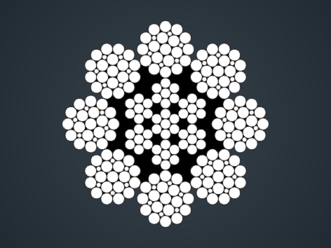 線接觸鋼絲繩8×25Fi+IWR 8×25Fi+IWR